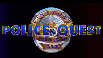 "Police Quest I VGA" (1992) Intro - PC (Arachno 1.0 General MIDI SoundFont)