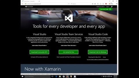 C++ Basics: 1.0 Installing Visual Studio 2015