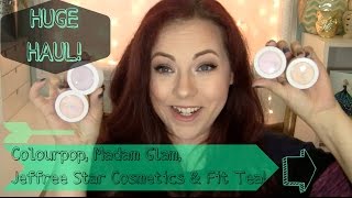 HAUL | Fit Tea, Colourpop, Madam Glam, Jeffree Star Cosmetics!