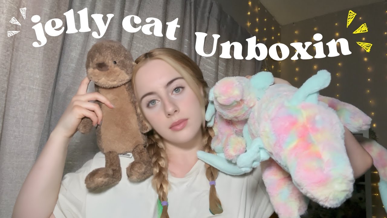 Jellycat Huge Lazulia Dragon & Large Lazulia + Brooke Otter