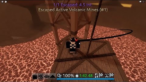 Roblox Active Volcanic Mines Flood Escape 2 | Full Completion Solo