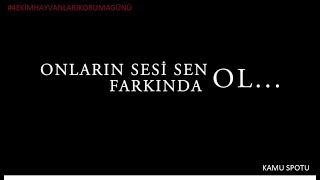 4 Eki̇m Hayvanlari Koruma Günü Kamu Spotu Ikorumagünü