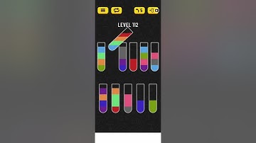 2022! Water Sort Level 112 Walkthrough Solution Android/iOS