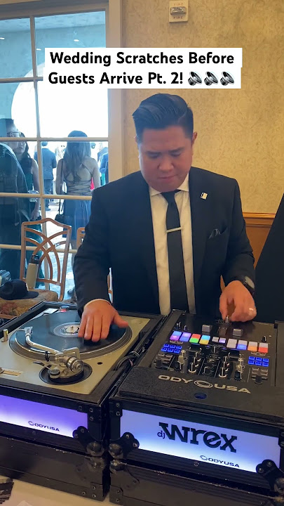 Wedding Scratches Before Guests Arrive Pt. 2! #scratch #dj #djing #pioneerdj #turntablist #wedding