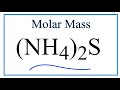 Molar Mass and Chemical Formulas