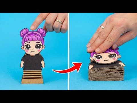 1-Minute vs 1-Hour Paper Fidget Challenge 💥 Testing The Craziest Viral Pop It Crafts 🤩