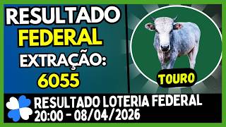 RESULTADO - LOTERIA FEDERAL 20:00 | 08/04/2026