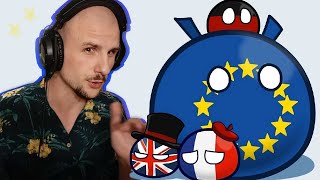 Юни смотрит Проблемы с Беженцами | Countryballs | Вселенная Кантриболз