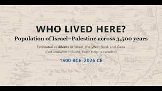 Who Lived Here? Historical Population of Israel and Palestine Through 3,500 Years