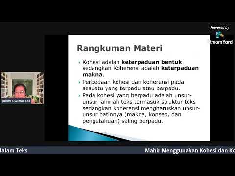 Video: Bagaimana Anda mengidentifikasi perangkat kohesif dalam teks?