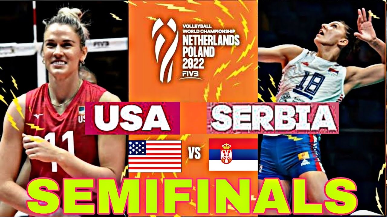 VOLLEYBALL WORLD CHAMPIONSHIP USA vs SERBIA (Livescore) YouTube