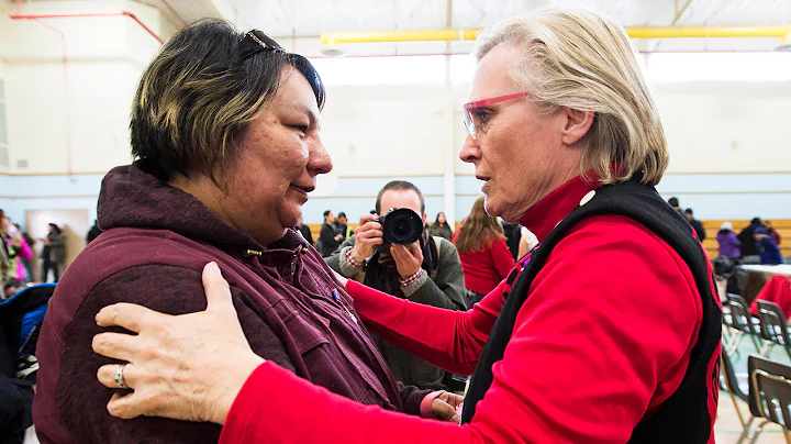 Carolyn Bennett talks about her visit to Attawapis...