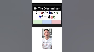 The Discriminant (SAT Math Formula 19/23)