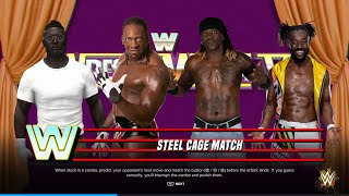 WWE 2K24 - FATAL 4 WAY | BOOKER T VS R TRUTH VS TOOSIE VS KOFI KINGSTON | STEEL CAGE MATCH | PS5