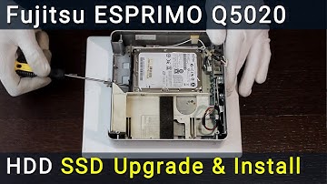 Fujitsu Siemens Esprimo Q5020 HDD to SSD Replacement – Full Installation Guide