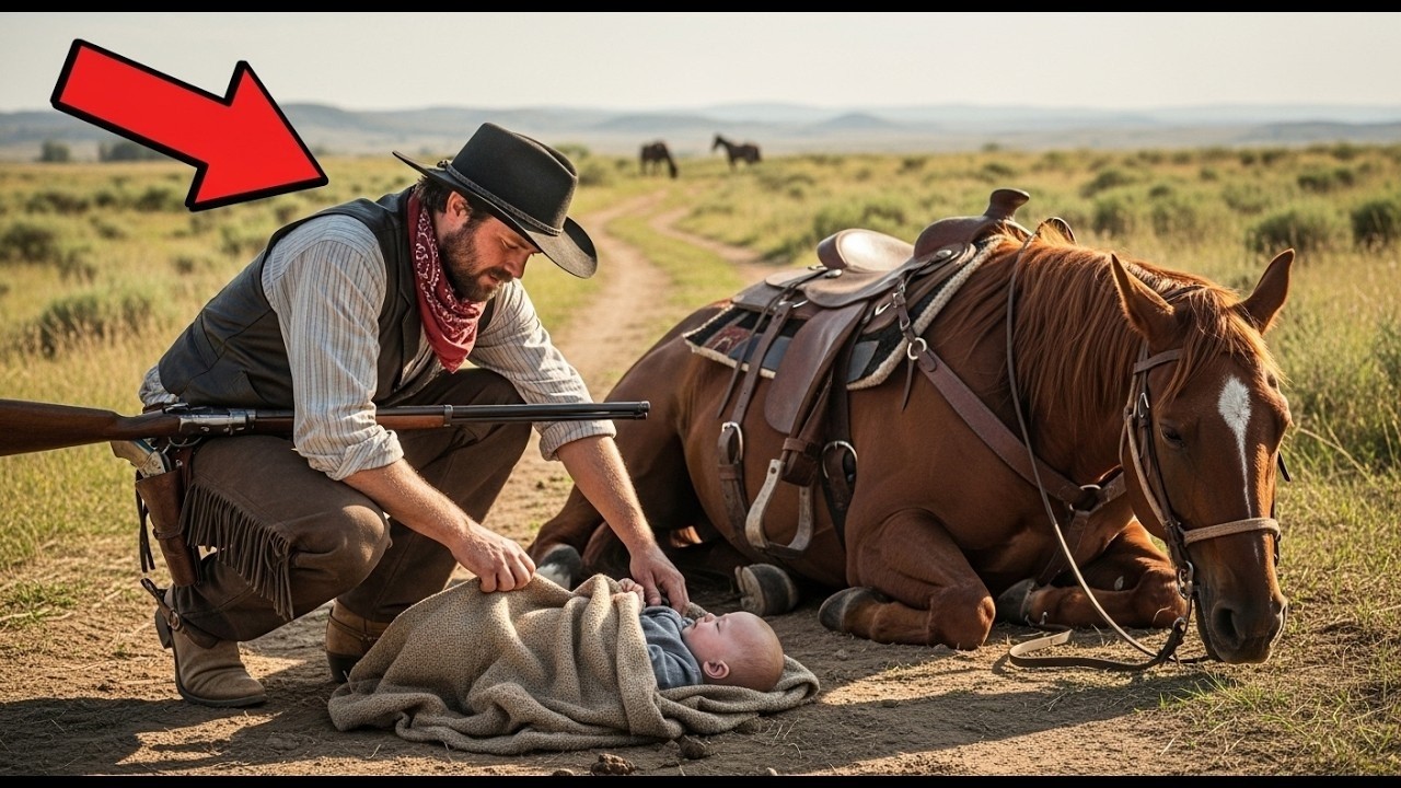 Encontró a un bebé llorando junto a un caballo muerto… Luego se dio cuenta de quién era su madre.