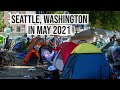 Walking Tour of Downtown Seattle in May 2021