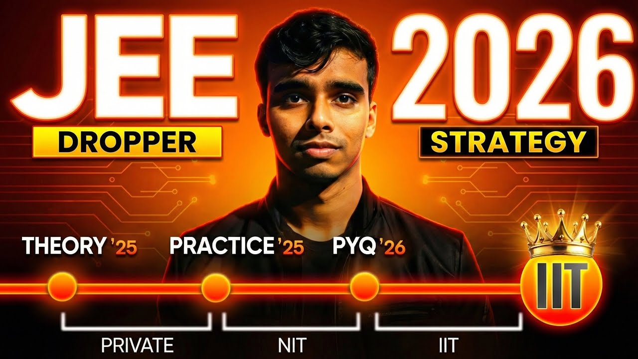 JEE 2026 Dropper Strategy 😱🔥 Save Your Drop Year! 🔥 JEE Dropper 2026 ...