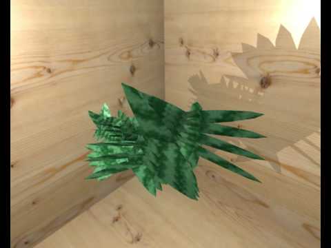 Blender array - fogliame