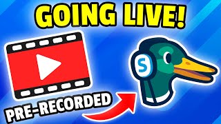 Go Live With PRE-RECORDED Video with Streamyard