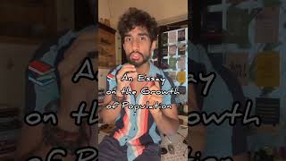 MALTHUSIAN THEORY by YJ sir under 2 mins #macroeconomics #theory #populationgrowth #viralshorts