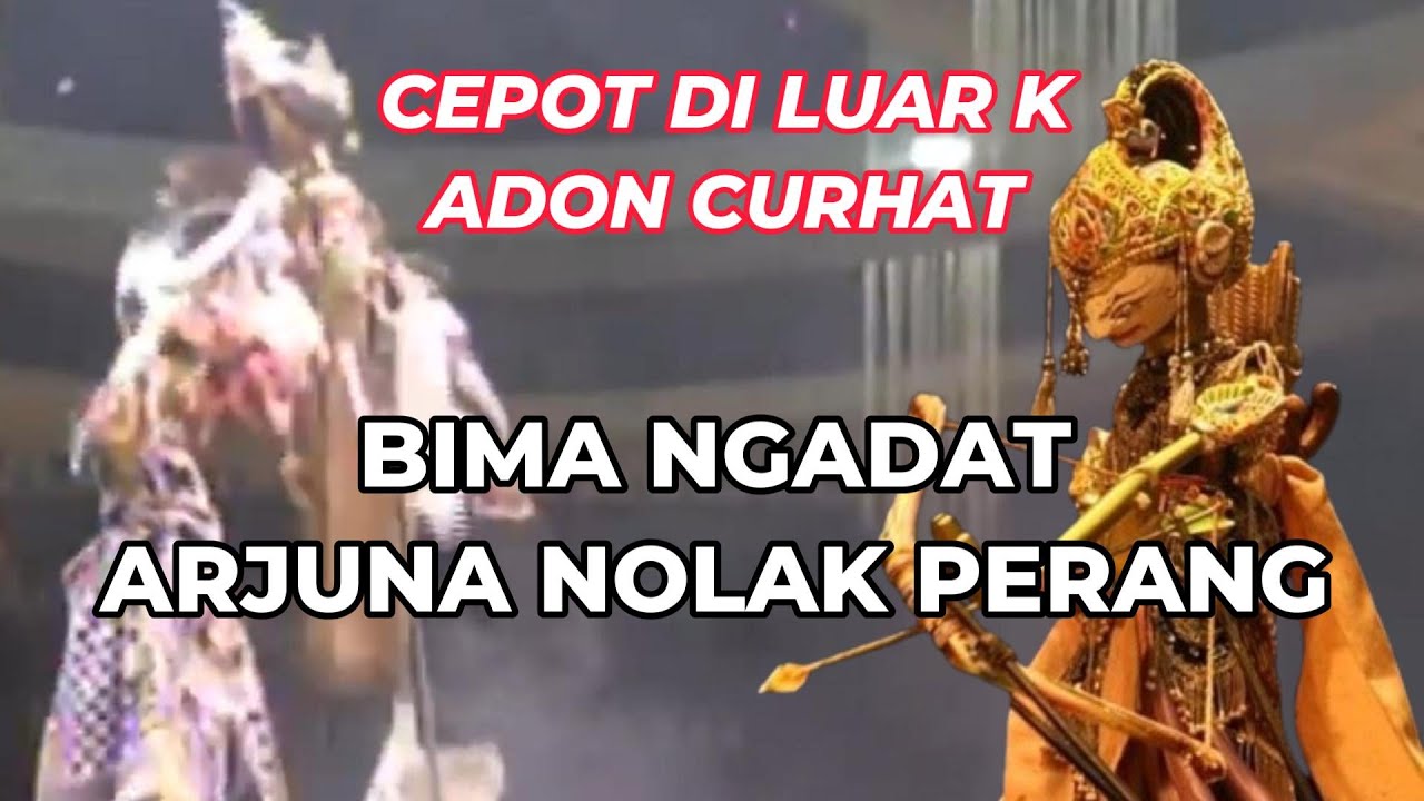 😭[SEDIH PISAN] GATOTKACA GUGUR ARJUNA KADON MUNDUR TINA PERANG JADI WEH BIMA NGAMUK - WAYANG GOLEK