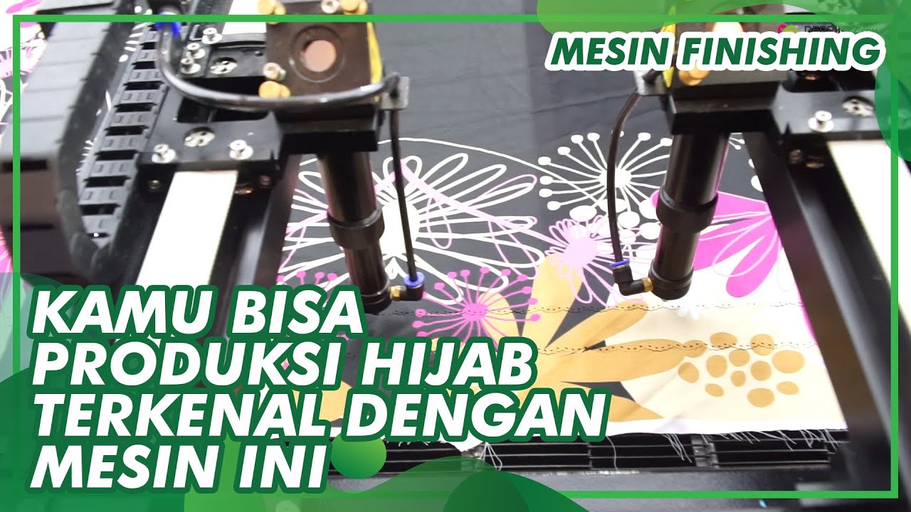 Peluang Usaha Mesin Potong Kain Untuk Hijab Kekinian Dengan Hasil Yg Presisi Hanma 1815 Youtube