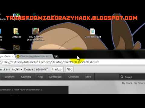 Como usar Client Hack ( Transformice Crazy Hack )