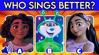 Guess the Sing & Encanto Characters by Voice 2! | Singing Quiz!