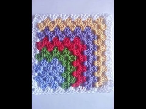 Mitered Granny Square Corner Granny Square Crochet Tamil English Youtube