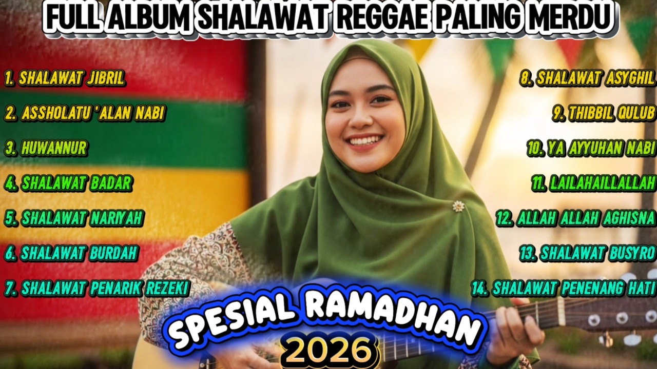 SHOLAWAT REGGAE FULL ALBUM PENYEJUK HATI – DOA LANGIT PENARIK REZEKI ☁️