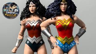 WONDER WOMAN CLASSIC 80"s VS. NEW52 VERSION | DC Multiverse | Mcfarlane Collector Edition | Review!