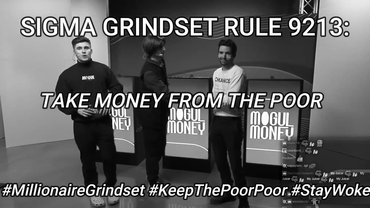 xQc Sigma Male Millionaire Grindset