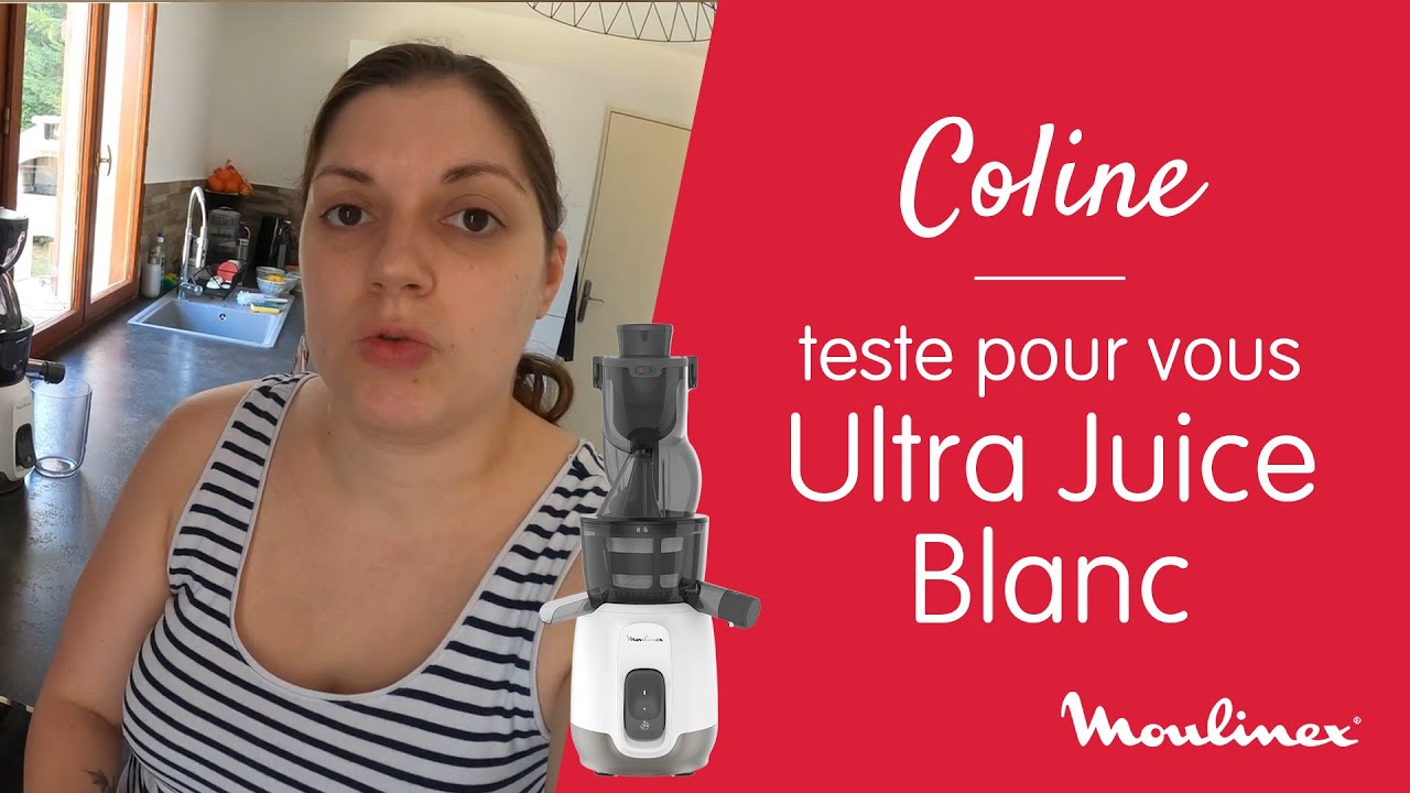 MOULINEX l Test et avis sur le Ultra Juice Blanc l'extracteur de jus