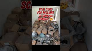 I bought millions of screws for $500! 
