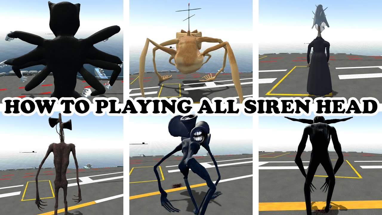HOW I TO PLAYING ALL SIREN HEAD In Garry's Mod! Trevor Henderson ...