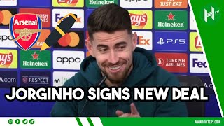 Jorginho signs NEW Arsenal contract! ✍️