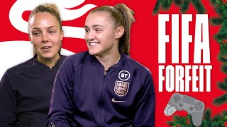 "My Head's Gone Here!" | Roebuck & Stanway Play FIFA 21 With Christmas Forfeits! 🎮 Lionesses