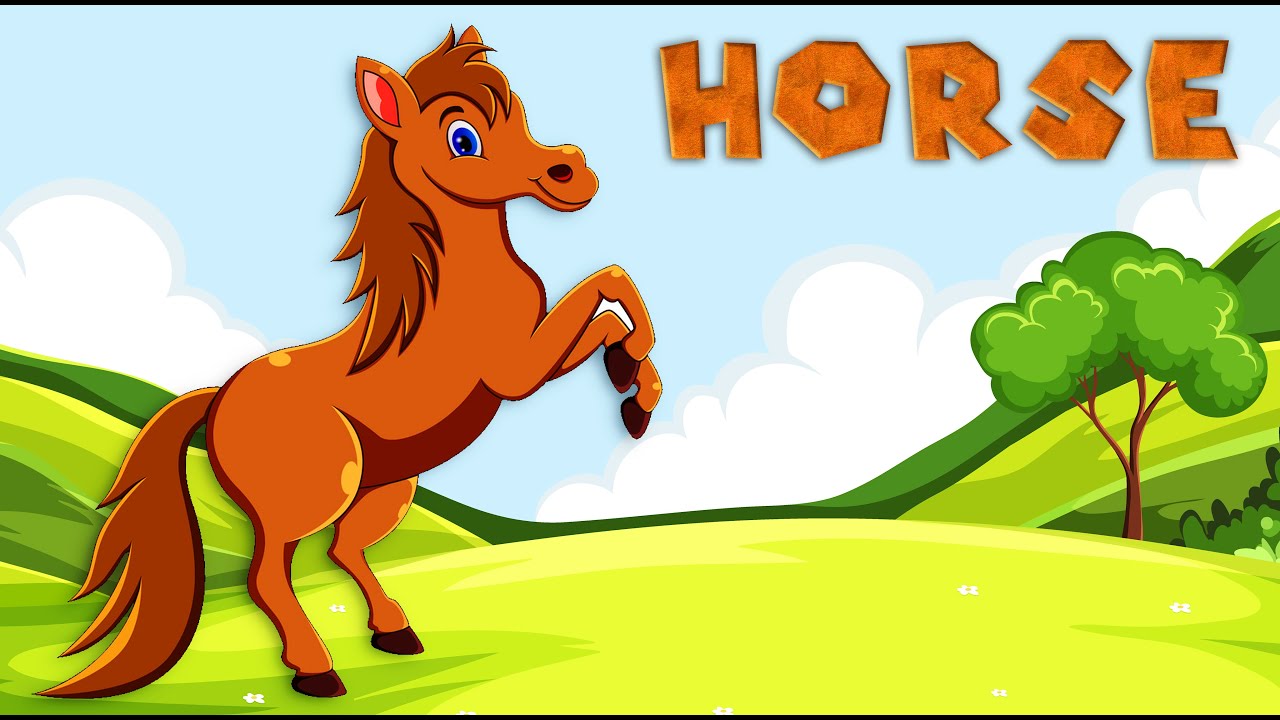 Horse Song for Kids Learn all about Horse Animal Songs for Kids 
