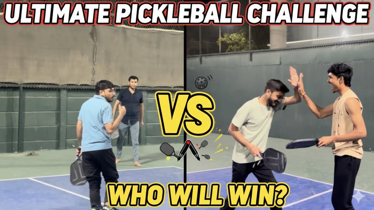 Pickleball challenge 💪🏻 #viral #youtube #vlog #trending 
