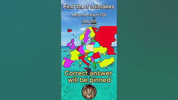 Find the mistakes #7 --#europe #map #mapping #geography #mapper--