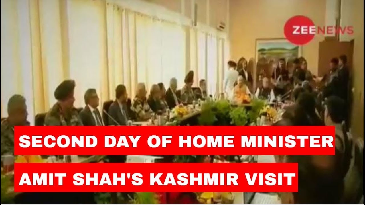 Second day of Home Minister Amit Shah's Kashmir visit