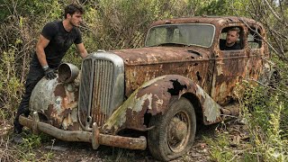 ASMR Car Restoration — $3M Duesenberg Model J Forgotten for 95 Years | FULL Rebuild