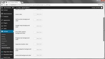 Visual Composer Initial Settings - Egoiste Wordpress Theme Tutorial