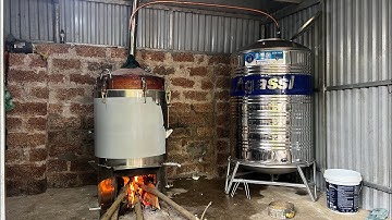 Nồi Nấu Rượu và Cơm nồi đa năng đun củi bếp gắn liền thân siêu nhanh và hiện đại