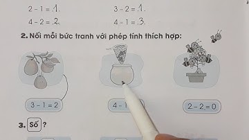 PHÉP TRỪ (trang 34)●Vở bài tập TOÁN 1《Vì Sự Bình Đẳng Và Dân Chủ》NGUYỄN XUÂN THÙY