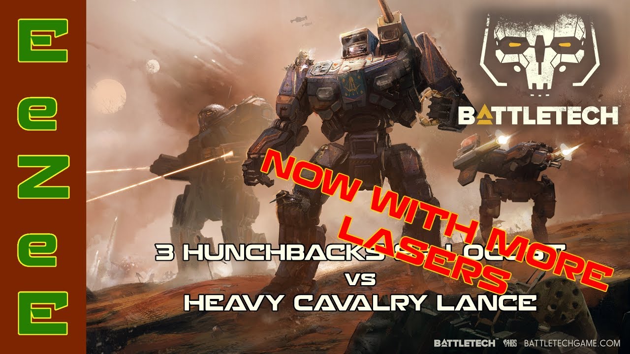 BattleTech: Laser Show! - Custom Medium vs Heavy Cavalry Lance - YouTube