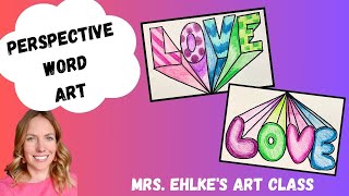 Perspective Word Art