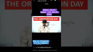 Abhas Saini Super 100 batch 2026