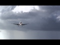 American Airlines 757 landing at SXM (St. Maarten)